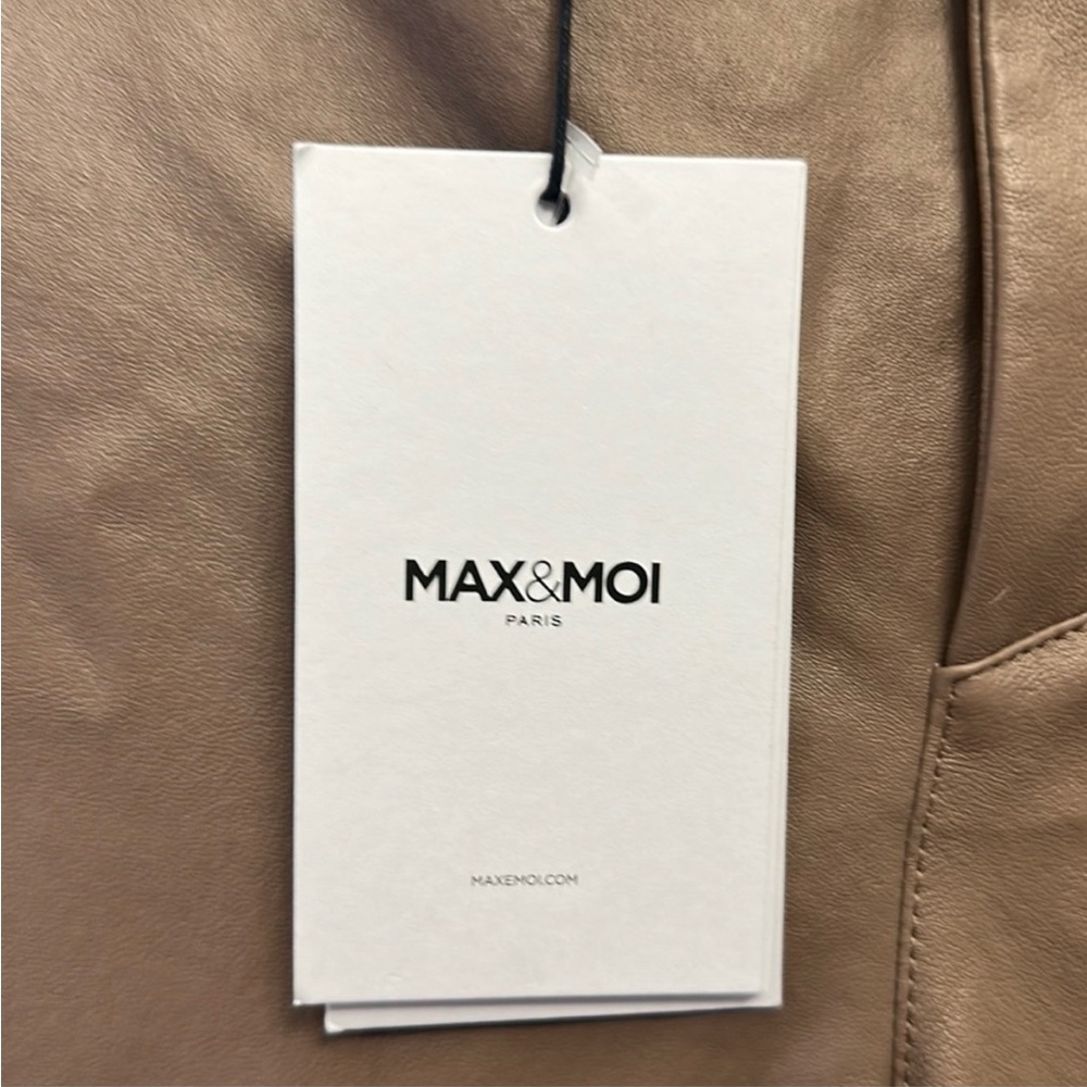 NWT MAX & MOl lamb leather pants $850 retail - Picture 3 of 11